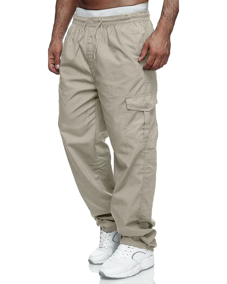 Dillon Cargo Pants: Multiple Pockets, Loose Fit
