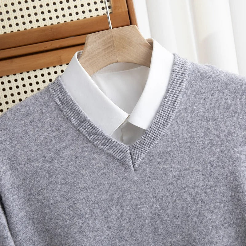 Classic V-Neck Sweater