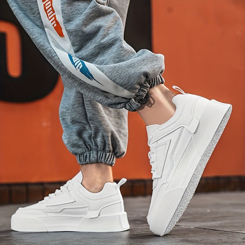 Comfortable Mens Classic Low Top Sneakers - BritishElegance
