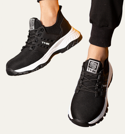 Men’s Mesh Lace Up Safety Work Sneakers