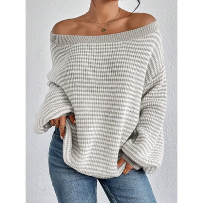 Fae | Women's Knitted Sweater | Off Shoulder
