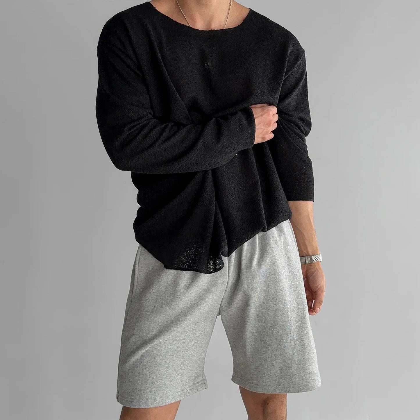 Breathable Men's Knit Shirt