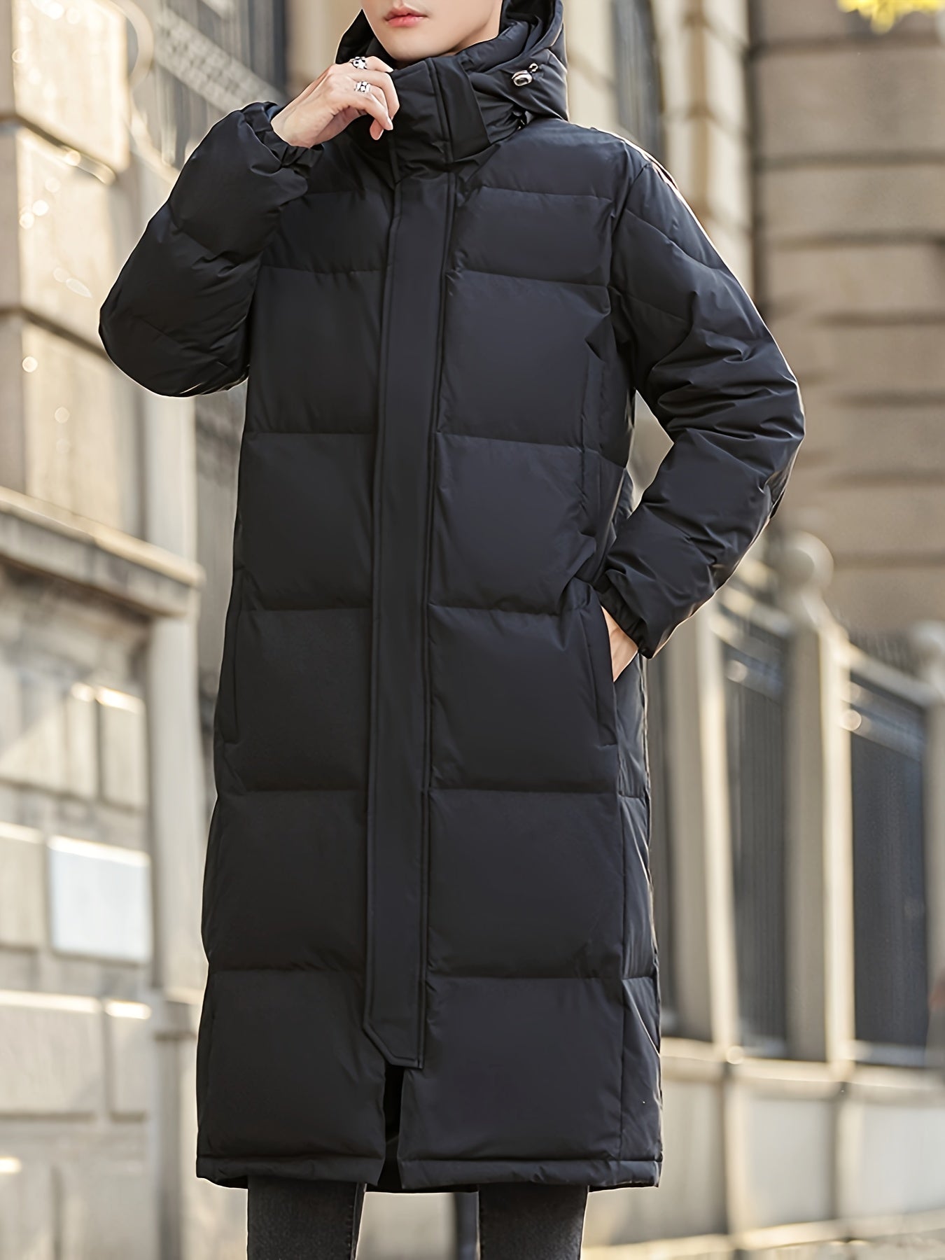 Waterproof Insulated Hooded Winter Coat For Men - BritishElegance