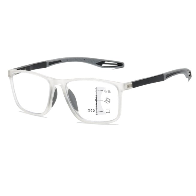 Thin Frame Blue Block Progressive Glasses
