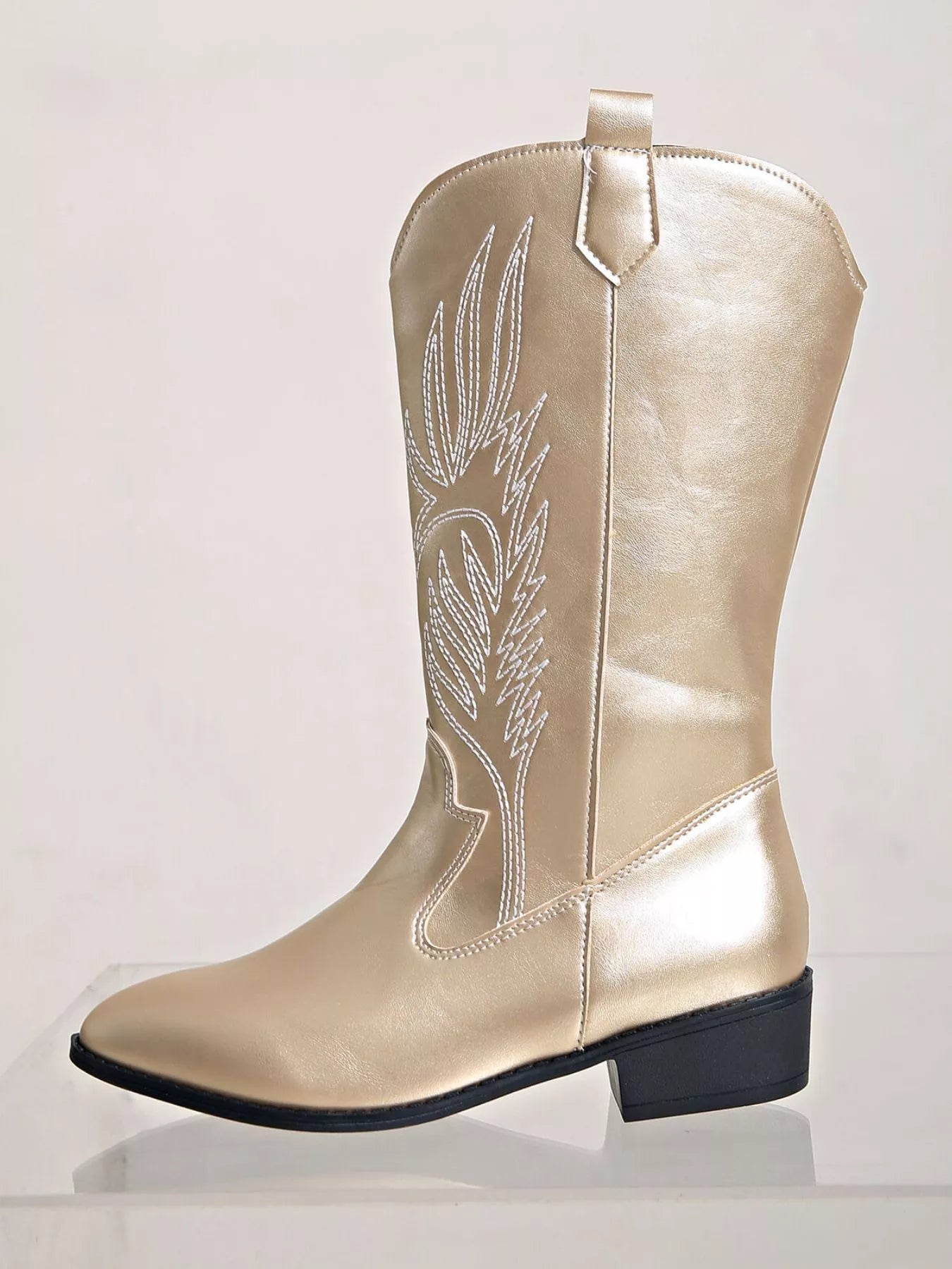 Decorative High Heel Ankle Boots - BritishElegance