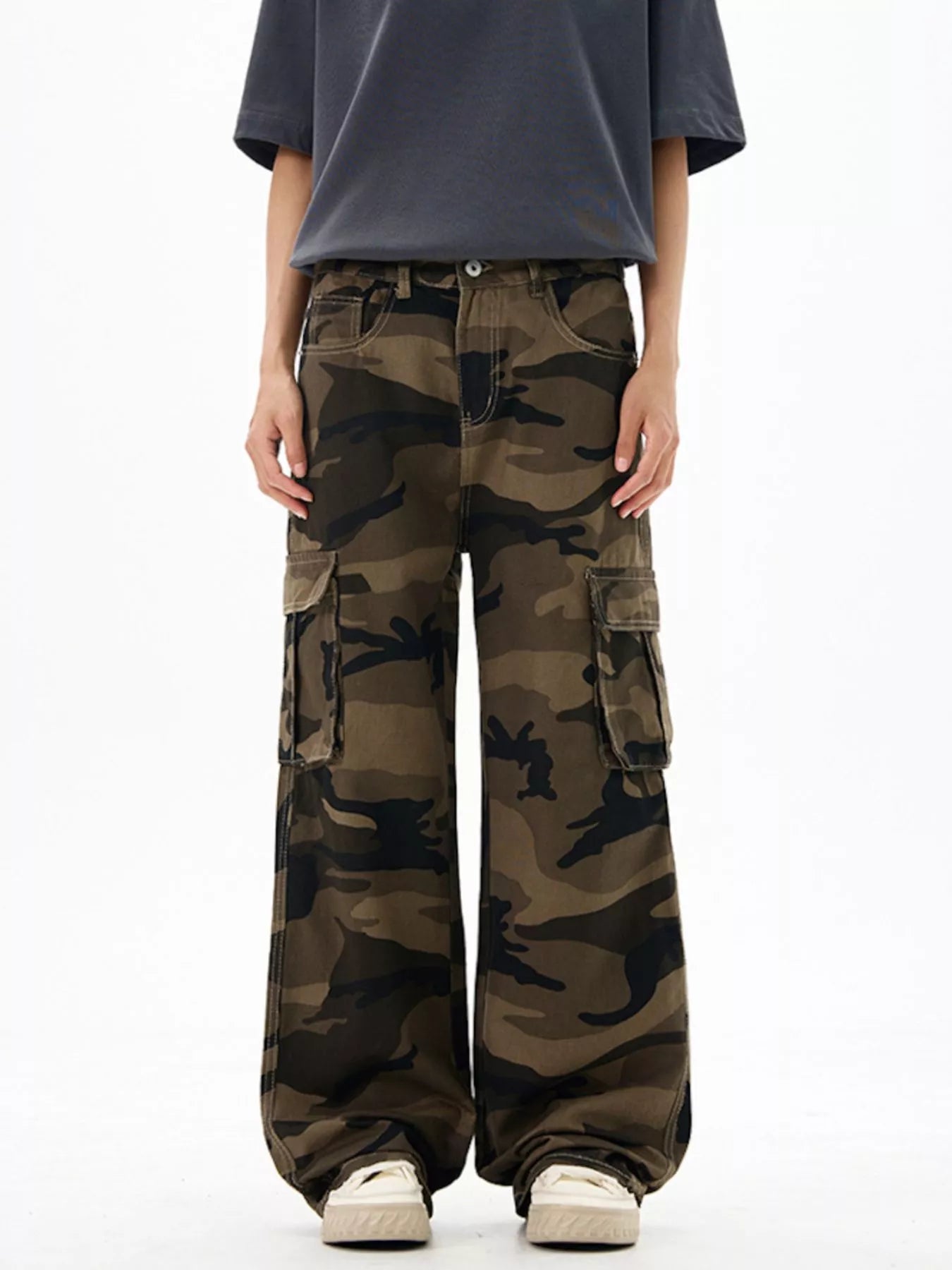 Men's Tactical Loose Fit Cargo Pants - BritishElegance