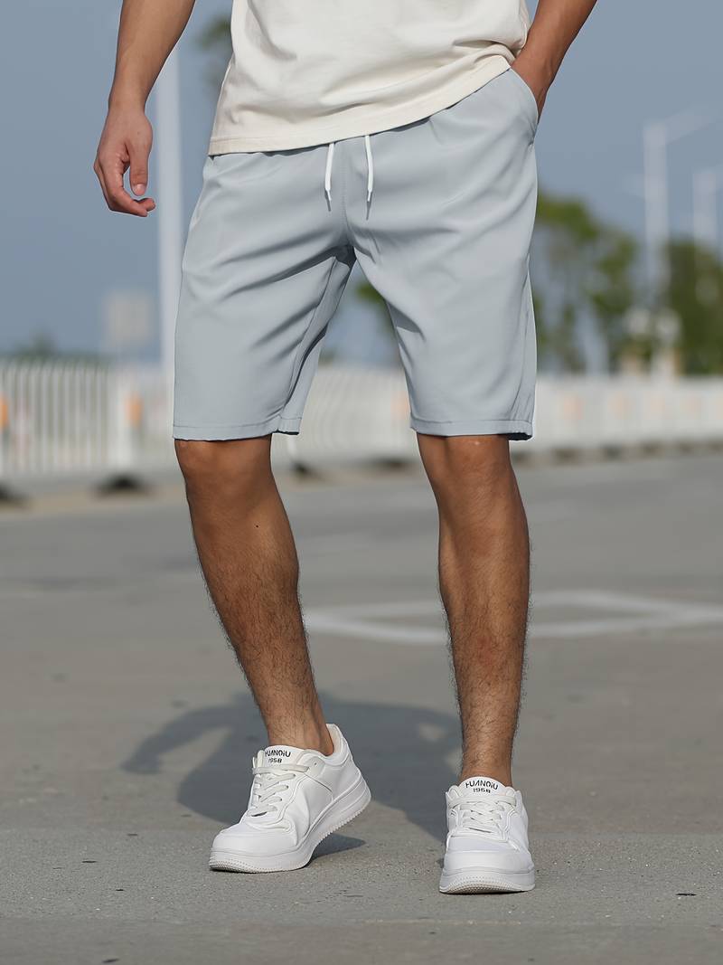 Daniel Drawstring Graphic Shorts