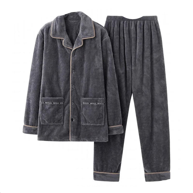 Cozy Warm Mens Winter Pajamas