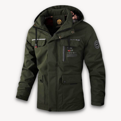 Men's Hooded Water-resistant Winter Jacket