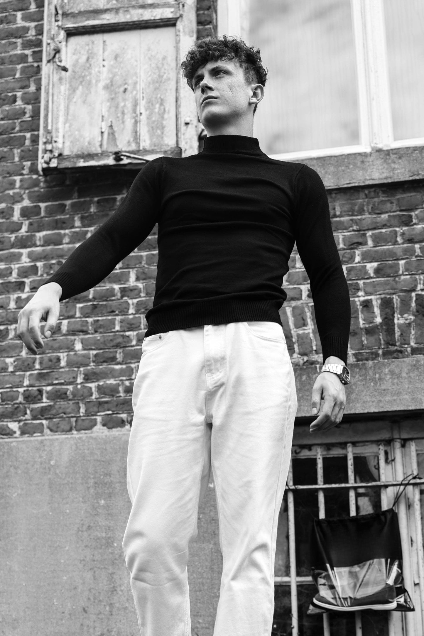 Short Roll Neck Jumper for Men