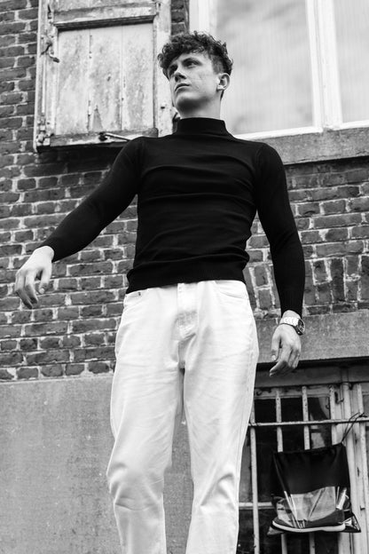 Short Roll Neck Jumper for Men