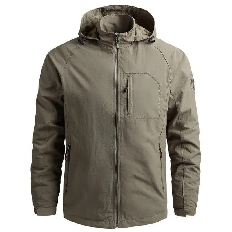 Men’s Outdoor Full Zip Hooded Jacket