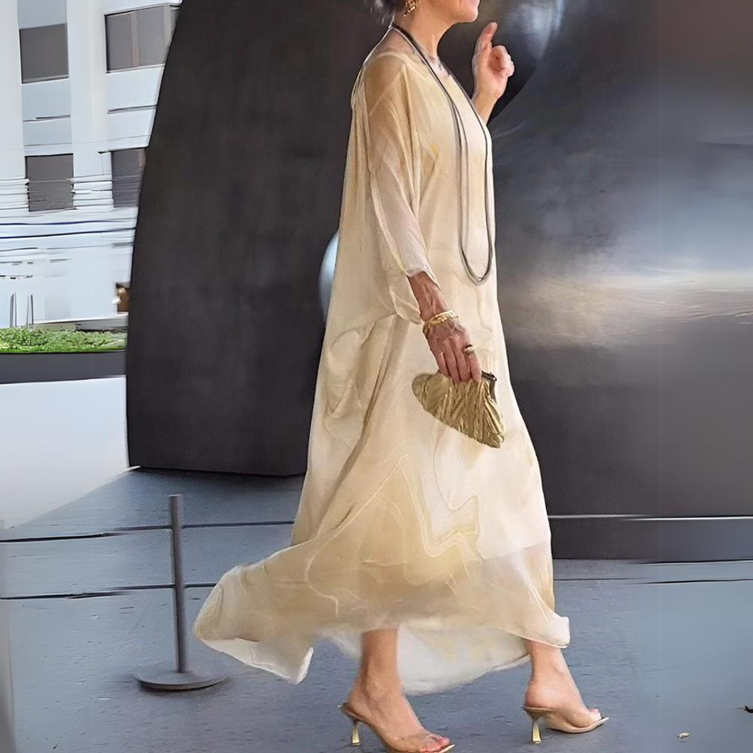 Zahara – Printed kaftan dress