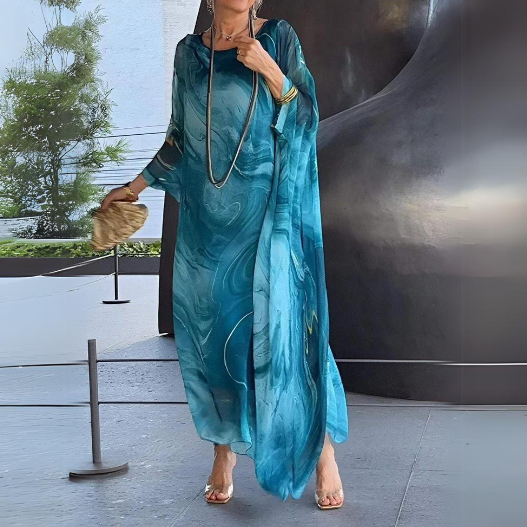 Zahara – Printed kaftan dress