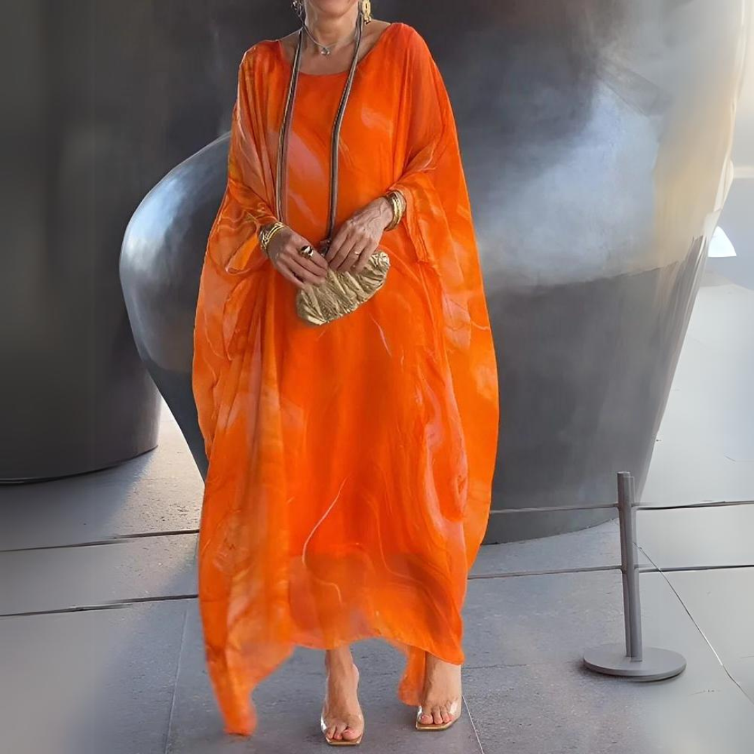Zahara – Printed kaftan dress