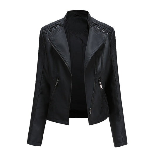 Shadowcrest – Women’s Faux Leather Jacket