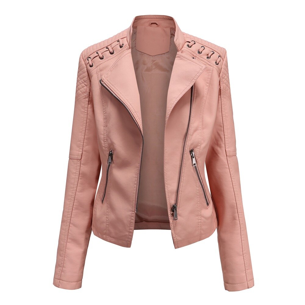 Shadowcrest – Women’s Faux Leather Jacket