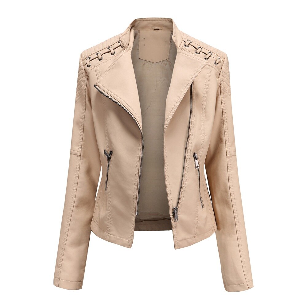 Shadowcrest – Women’s Faux Leather Jacket