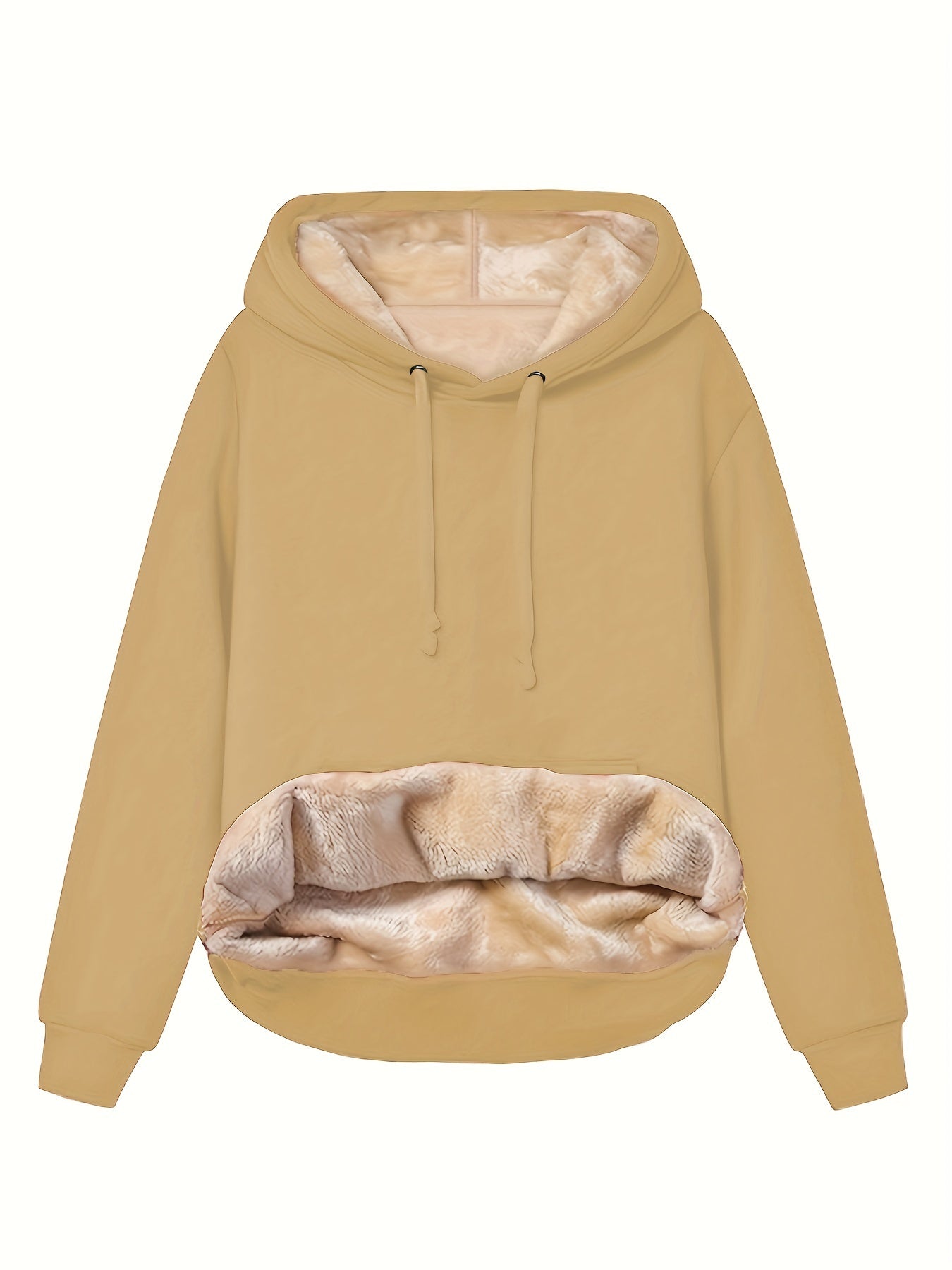 Warm Women's Fleece Hooded Sweatshirt
