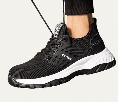 Men’s Mesh Lace Up Safety Work Sneakers