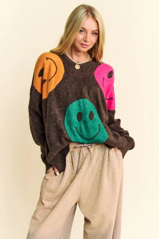 Bold Colorblock Big Fit Sweater - BritishElegance