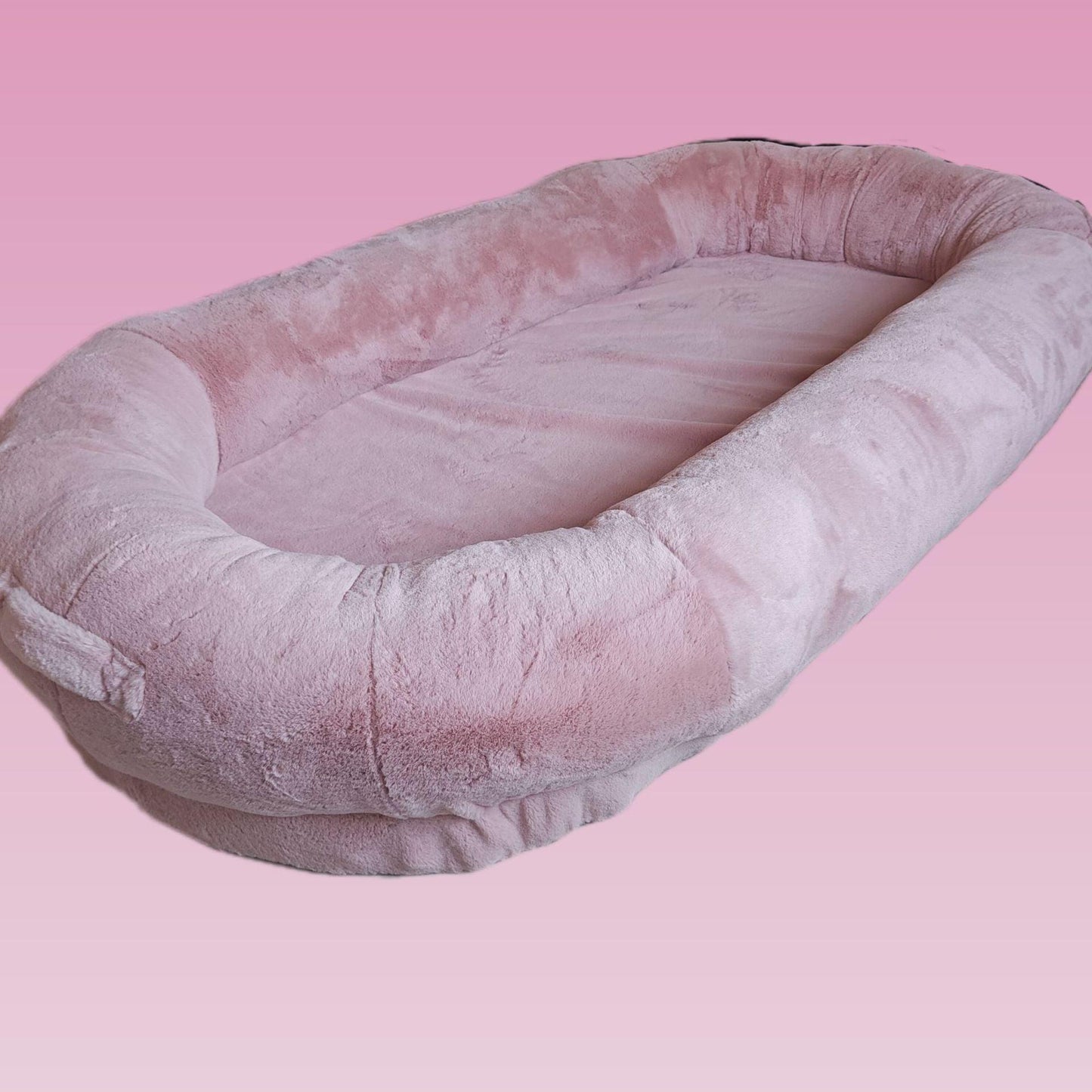 Plush Double Dog Bed for Cozy Pet Lounging