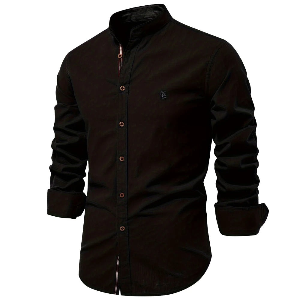 Slim Fit Casual Shirt with Button Front