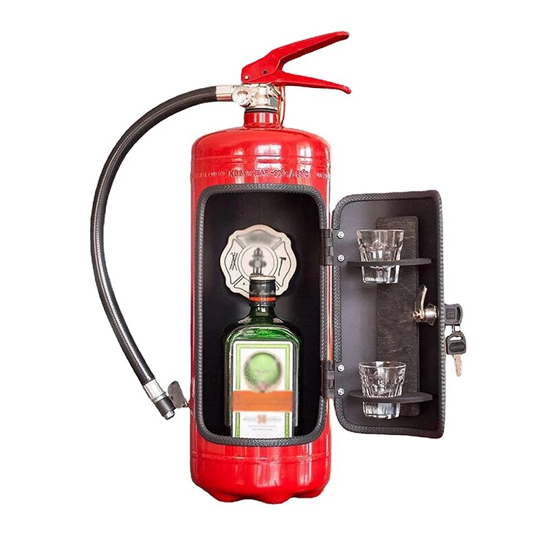 Discreet Fire Extinguisher Liquor Bottle Holder - BritishElegance
