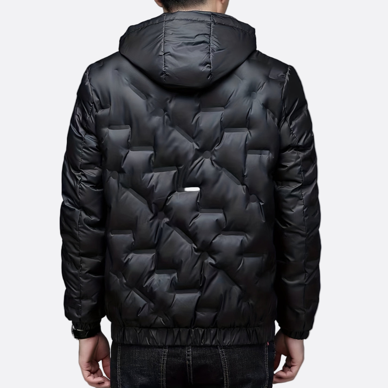 Men’s Fur Lined Leather Zip Jacket