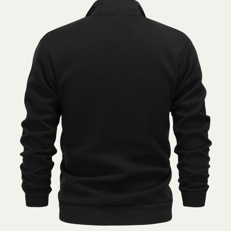 Men’s Classic Stand Collar Track Zip Jacket