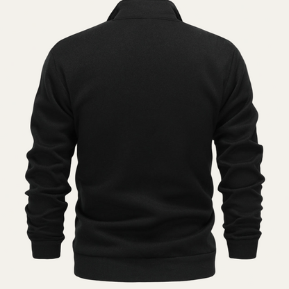 Men’s Classic Stand Collar Track Zip Jacket