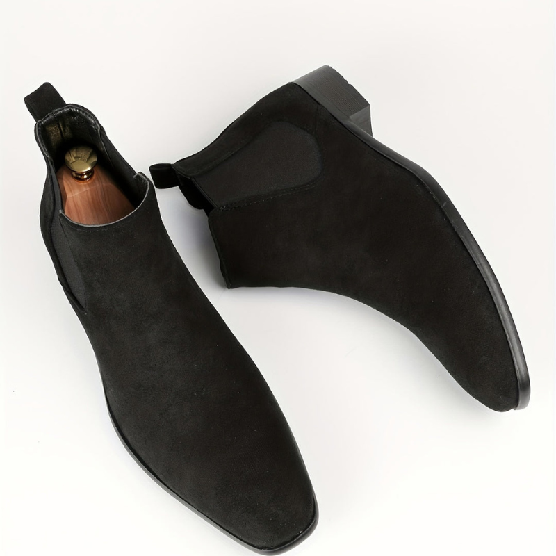 Men’s Suede Look Formal Chelsea Boots