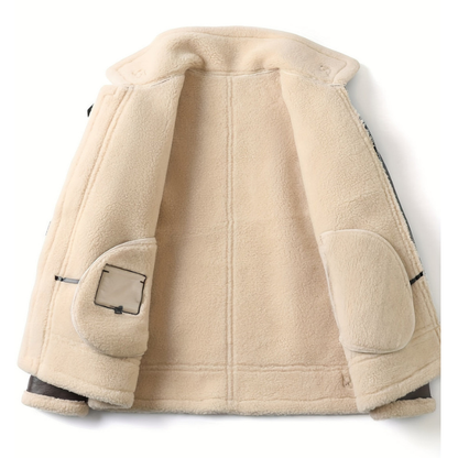 Cevori Winter Bomber Jacket with Warm Lining