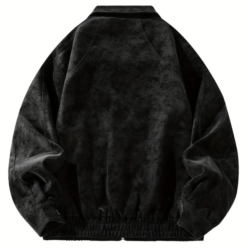 Men’s Suede Touch Bomber Jacket