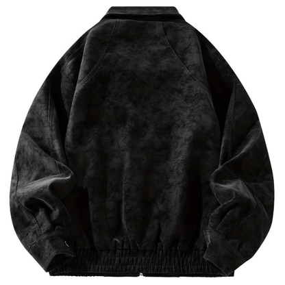 Men’s Suede Touch Bomber Jacket