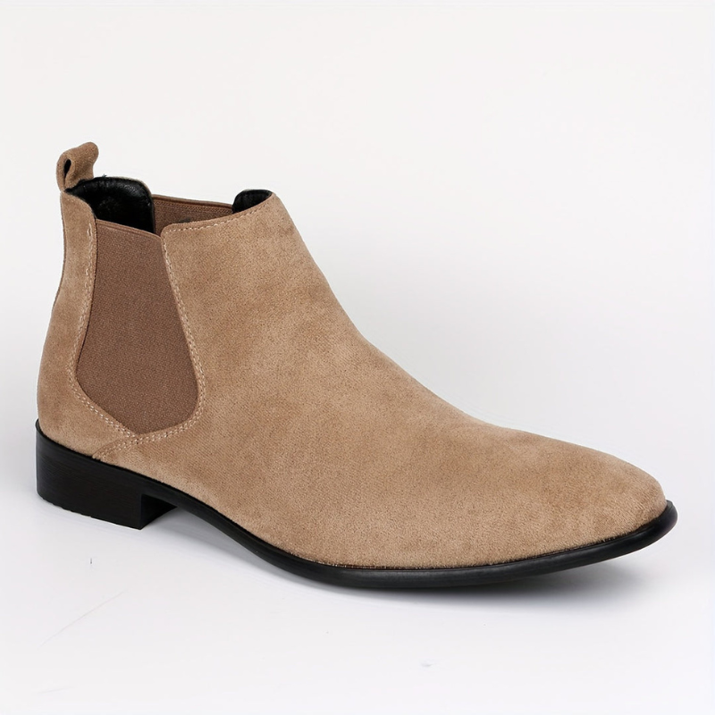 Men’s Suede Look Formal Chelsea Boots
