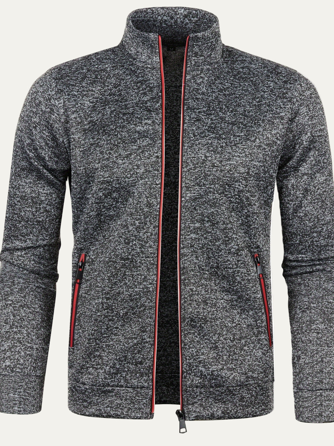Men’s Stand Collar Fleece Jacket