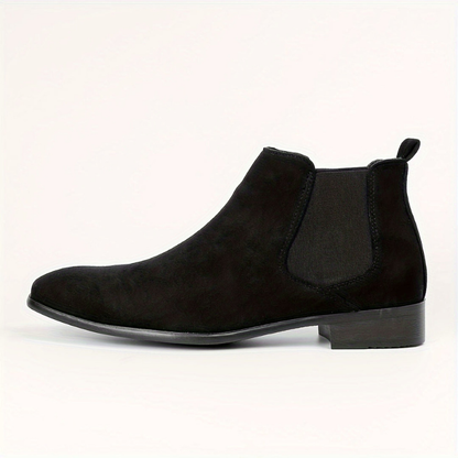 Men’s Suede Look Formal Chelsea Boots