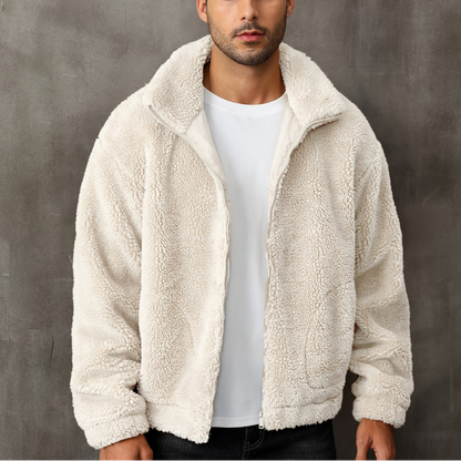 Cevori Warm Fur Lined Design Winter Coat