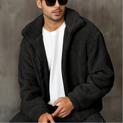 Cevori Warm Fur Lined Design Winter Coat