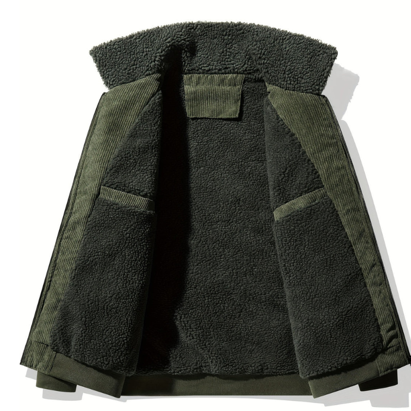 Cevori Vintage Reverse Collar Winter Jacket
