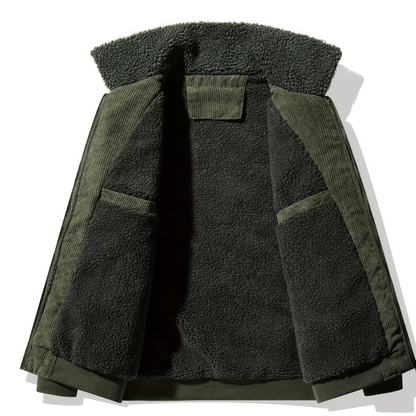 Cevori Vintage Reverse Collar Winter Jacket