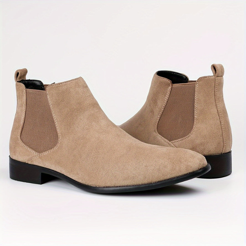 Men’s Suede Look Formal Chelsea Boots