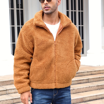 Cevori Warm Fur Lined Design Winter Coat