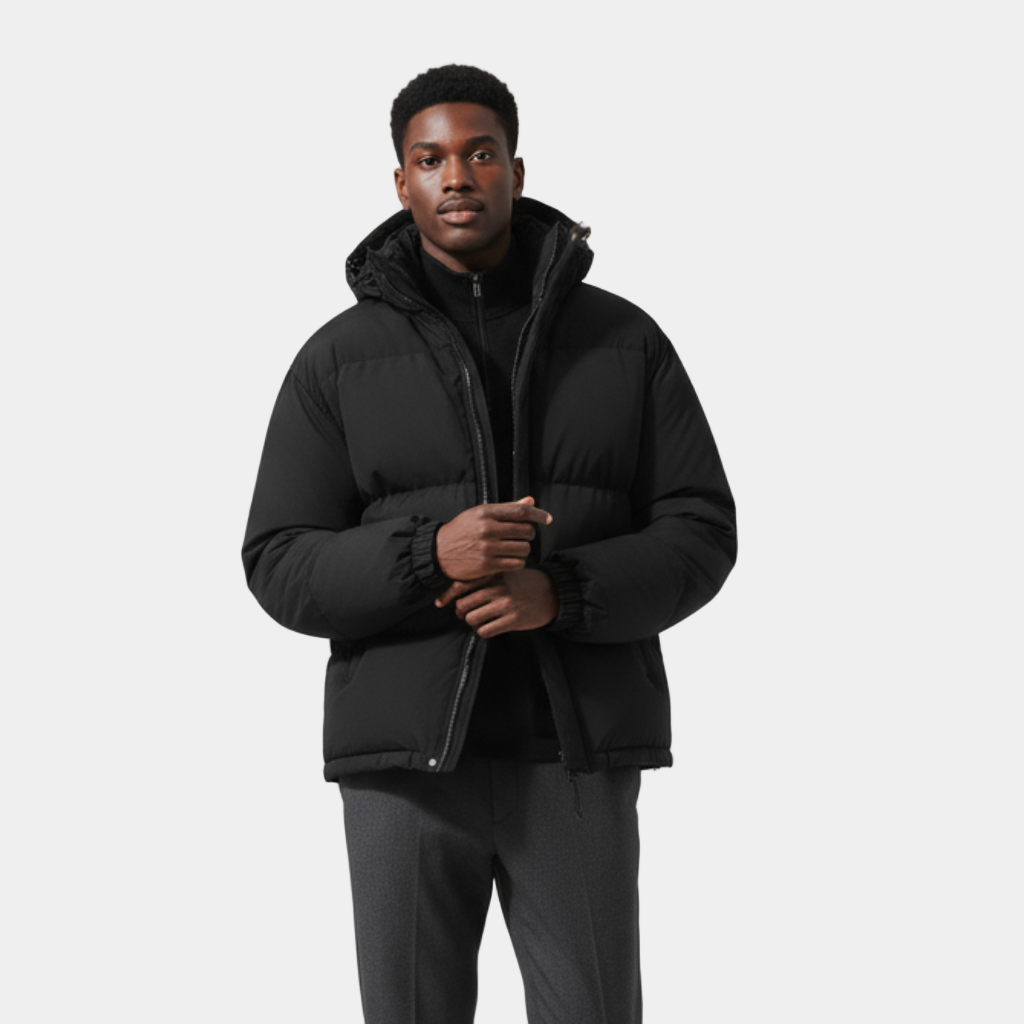 Men's Classic Down Filled Coat - BritishElegance