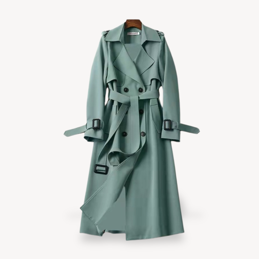 Women's Classic Trench Coat Jacket