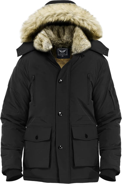 Gabriel Men's Winter Jacket with Detachable Hood