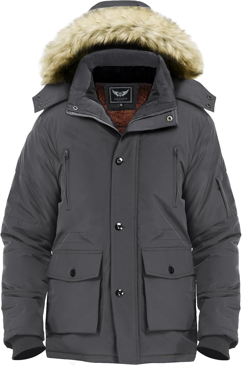 Gabriel Men's Winter Jacket with Detachable Hood