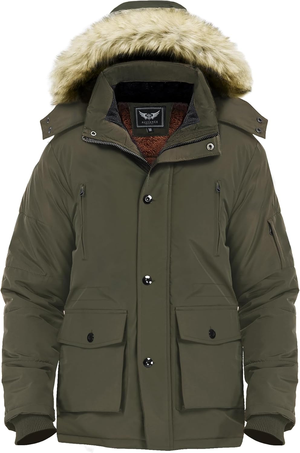 Gabriel Men's Winter Jacket with Detachable Hood
