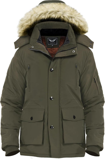 Gabriel Men's Winter Jacket with Detachable Hood